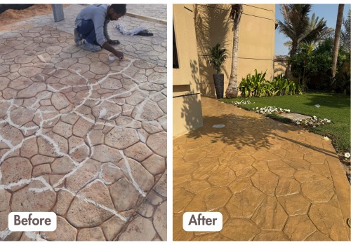 Stamped Concrete Repair and Restoration Made Simple: A Case Study from our Latest Project